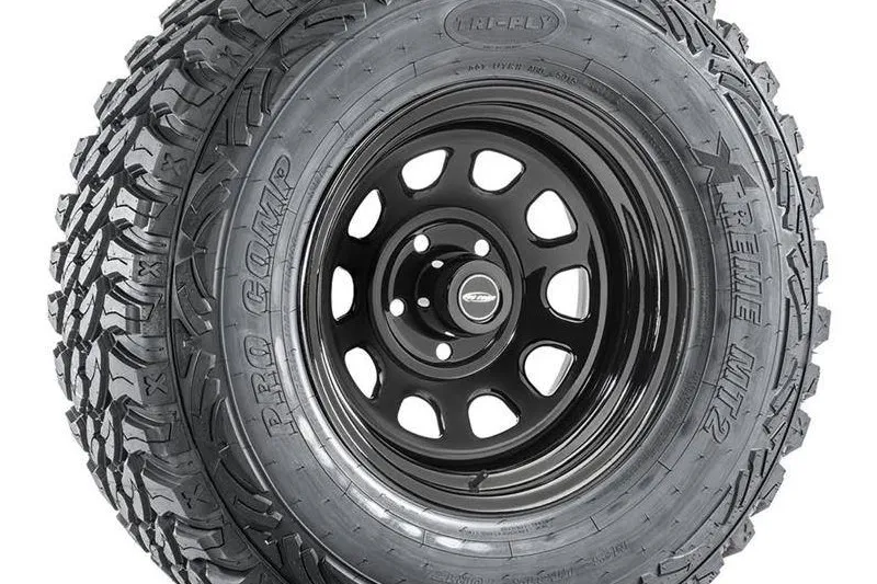 LLANTA DE ACERO 51 ROCK CRAWLER GLOSS BLACK PRO COMP 8.0X16 ET6 5X127