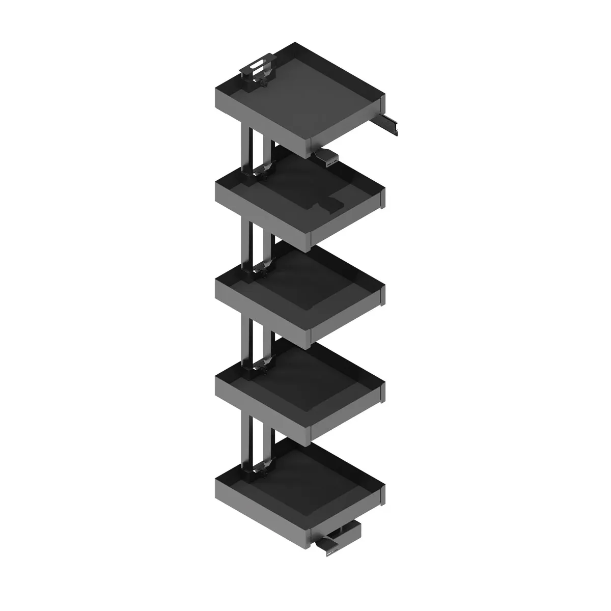 LíNEA NOVA FLAT  TITÁN COLUMNA DESPENSERO EXTRAíBLE ANTRACITA