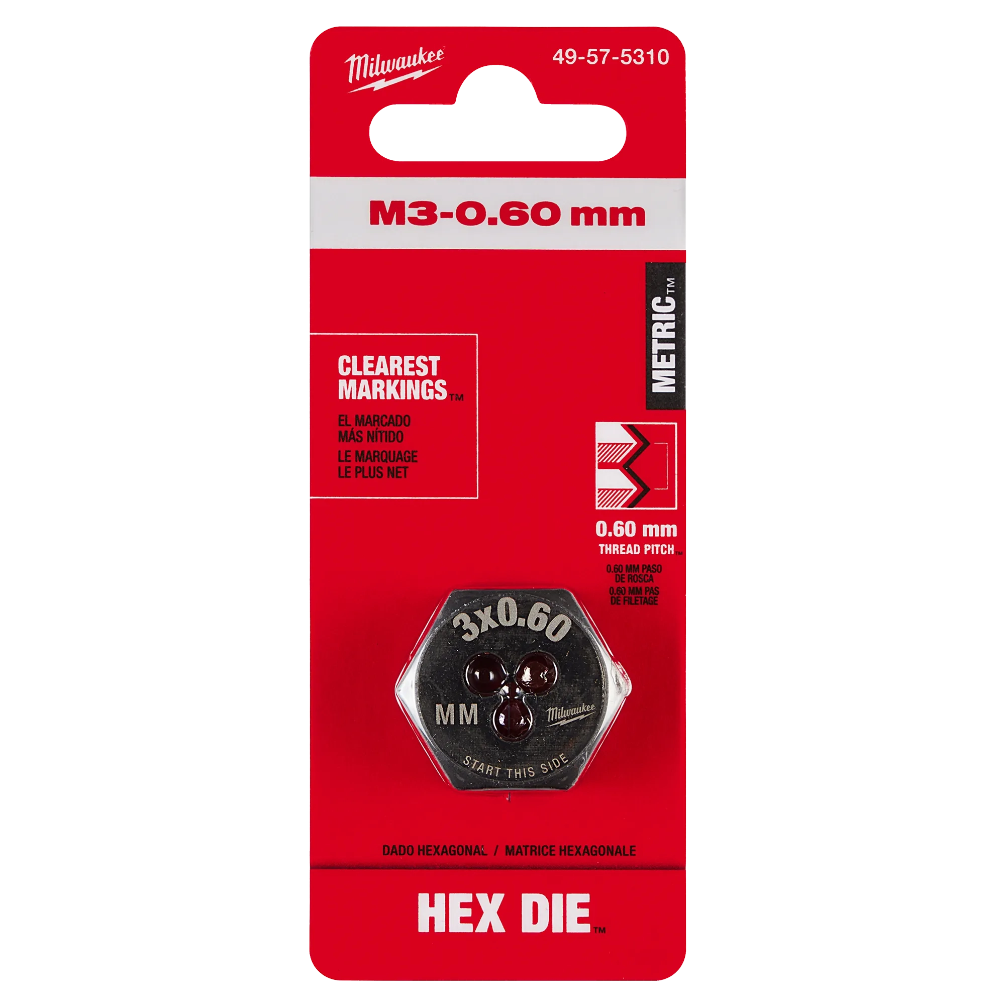 M30.60 MM 1INCH HEX THREADING DIE