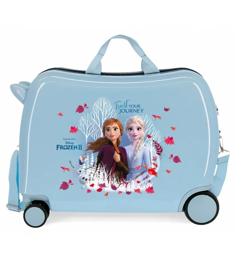 MALETA CORREPASILLOS FROZEN TRUST YOUR JOURNEY CON RUEDAS MULTIDIRECCIONALES 38X55X20 CM