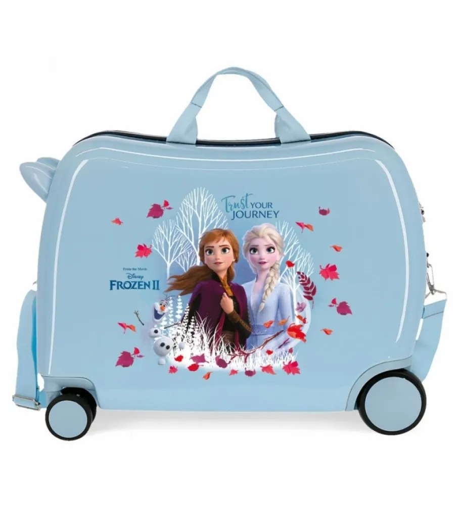 MALETA CORREPASILLOS FROZEN TRUST YOUR JOURNEY CON RUEDAS MULTIDIRECCIONALES 38X55X20 CM
