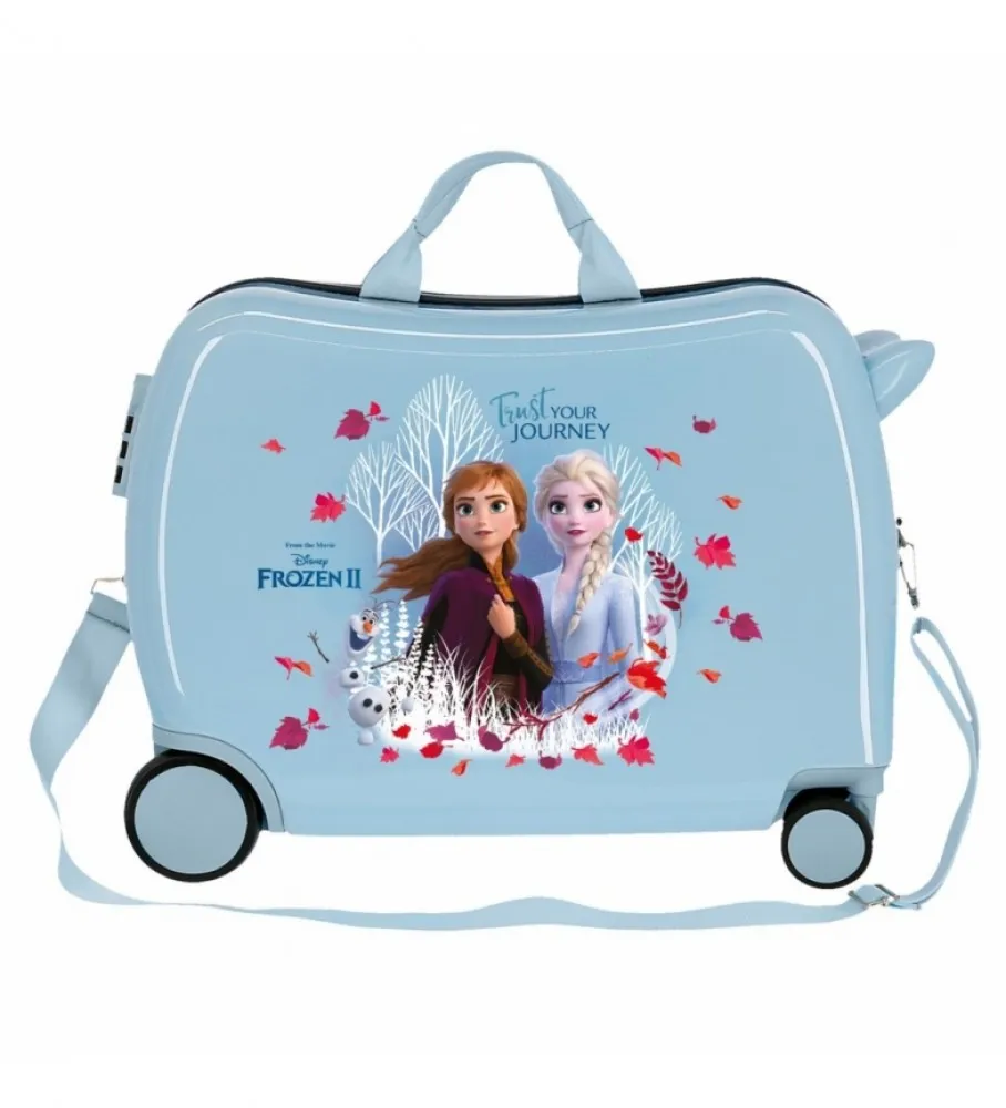 MALETA CORREPASILLOS FROZEN TRUST YOUR JOURNEY CON RUEDAS MULTIDIRECCIONALES 38X55X20 CM