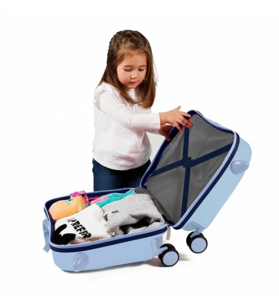 MALETA CORREPASILLOS FROZEN TRUST YOUR JOURNEY CON RUEDAS MULTIDIRECCIONALES 38X55X20 CM