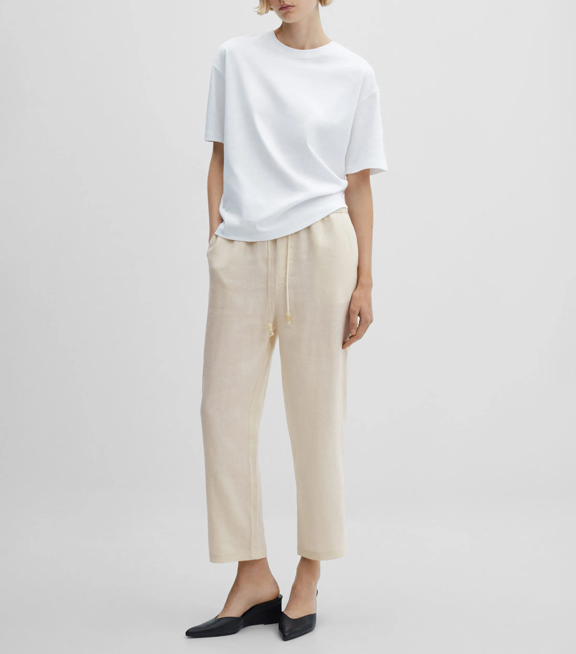 Mango Pantalón Jogger Mujer