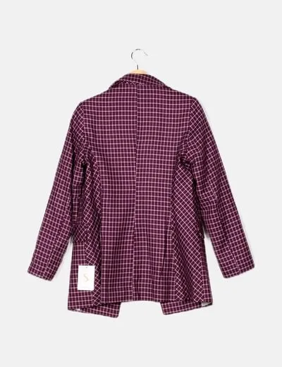 Marieth Blazer morada print cuadros