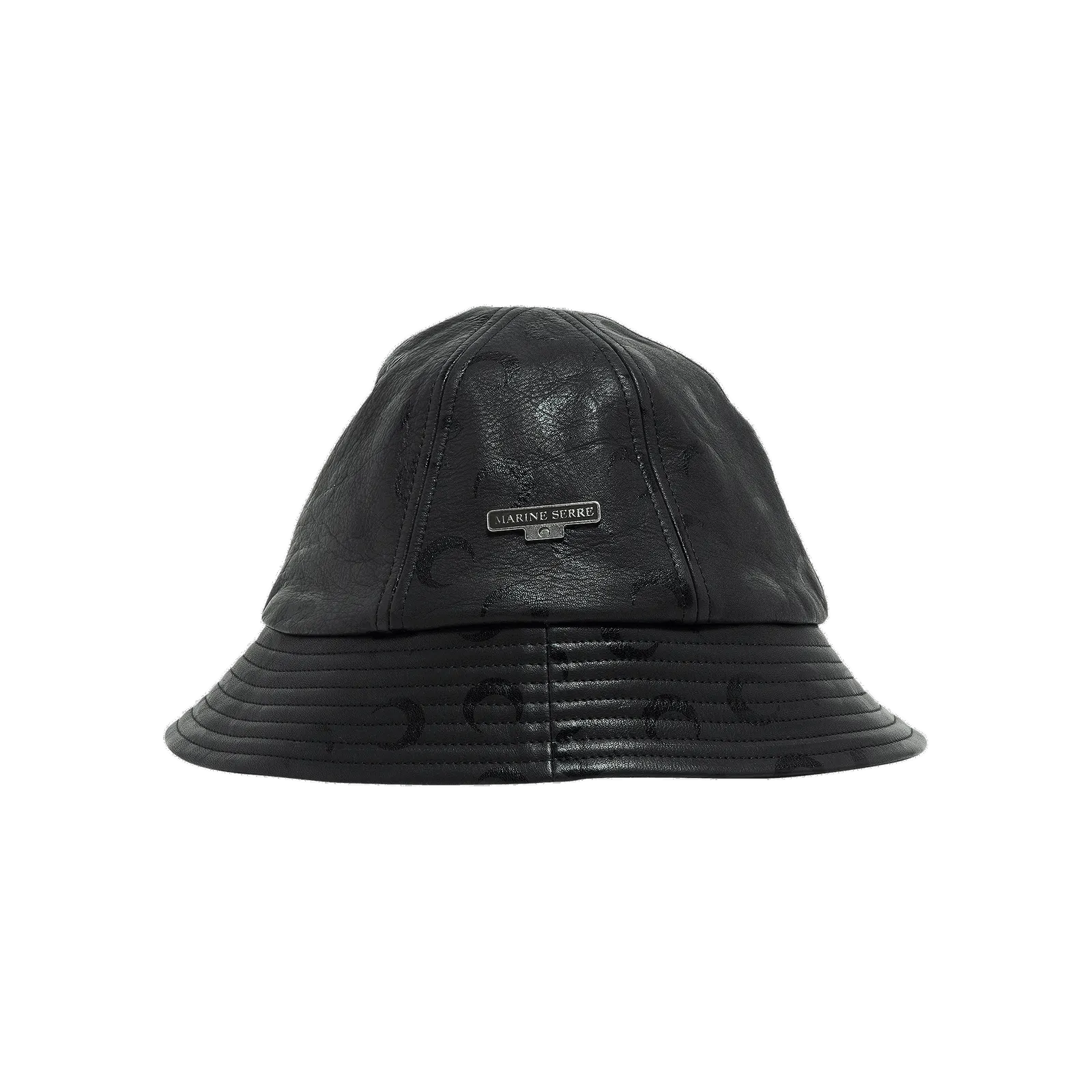 Marine Serre Moon Leather Bell Hat
