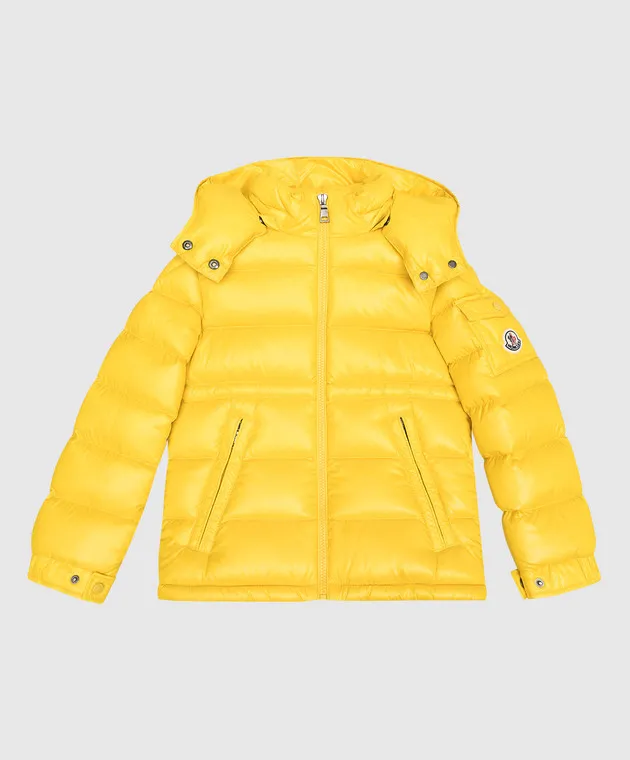 Moncler ENFANT Children's yellow down jacket Dalles