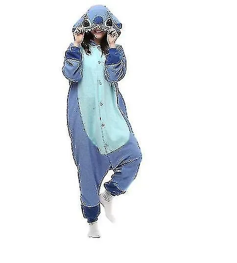 Monster Stitch Disfraz Pijama Onesie Kigurumi Jumpsuit Nightwear Animal Hoodie