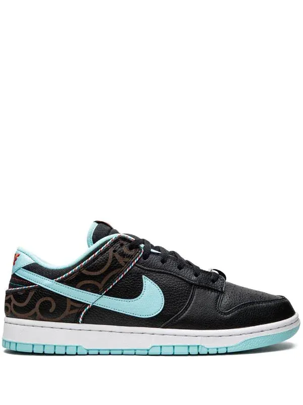N372O Nike tenis Dunk Low Barbershop black
