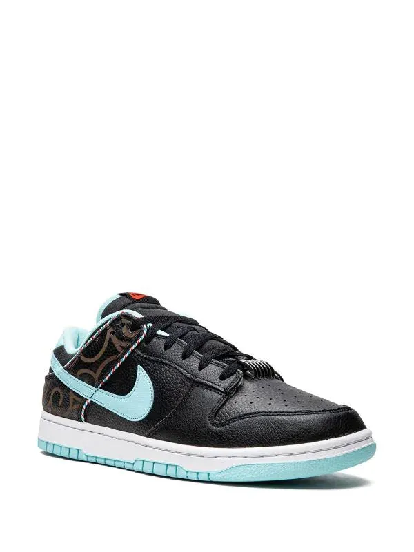 N372O Nike tenis Dunk Low Barbershop black