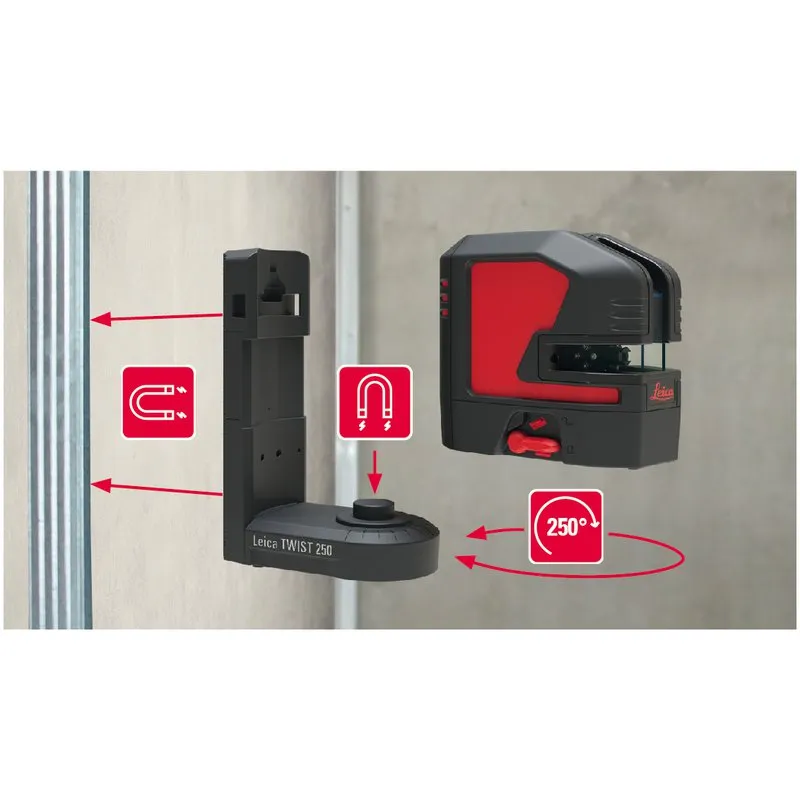 NIVEL LáSER DE LíNEAS CON PILAS Y/O BATERíA RECARGABLE LINO L21 LEICA GEOSYSTEMS