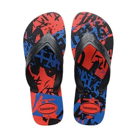 OJOTAS HAVAIANAS TOP MAX STREET ROJO CRUSH HOMBRE