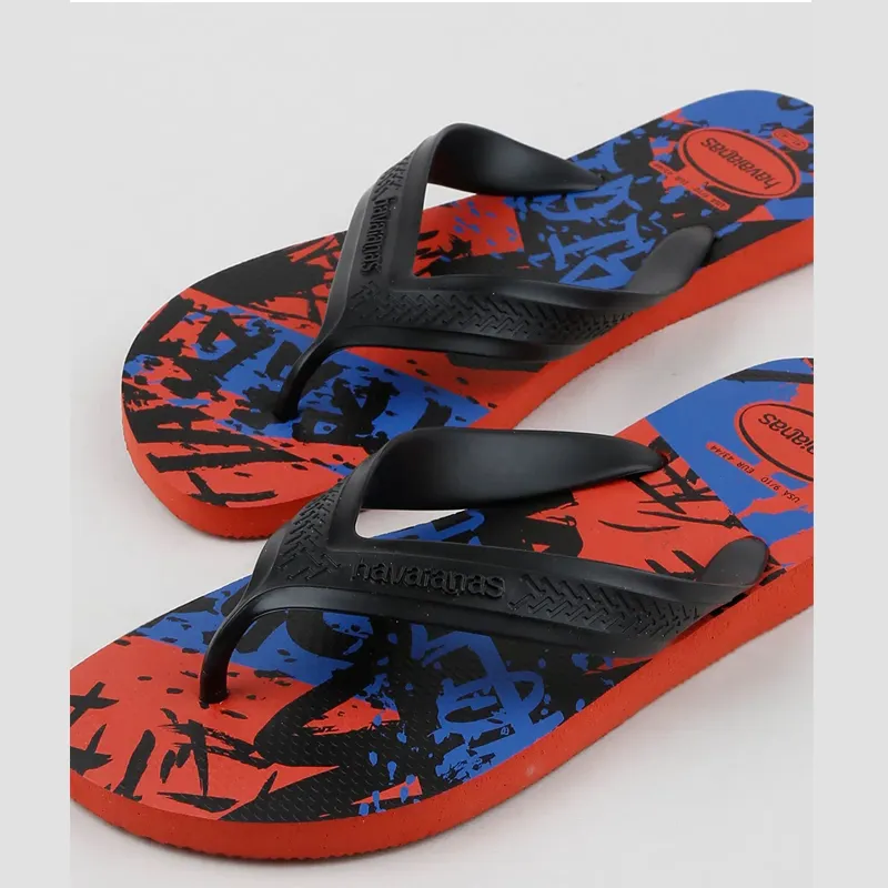 OJOTAS HAVAIANAS TOP MAX STREET ROJO CRUSH HOMBRE