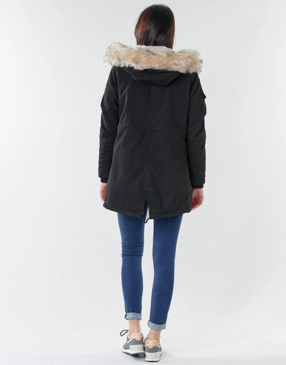 ONLMAY FUR CANVAS PARKA  CC OTW