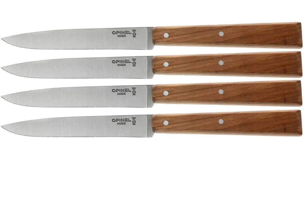 Opinel T001515, cuchillo para carne, Esprit Sud, madera de olivo