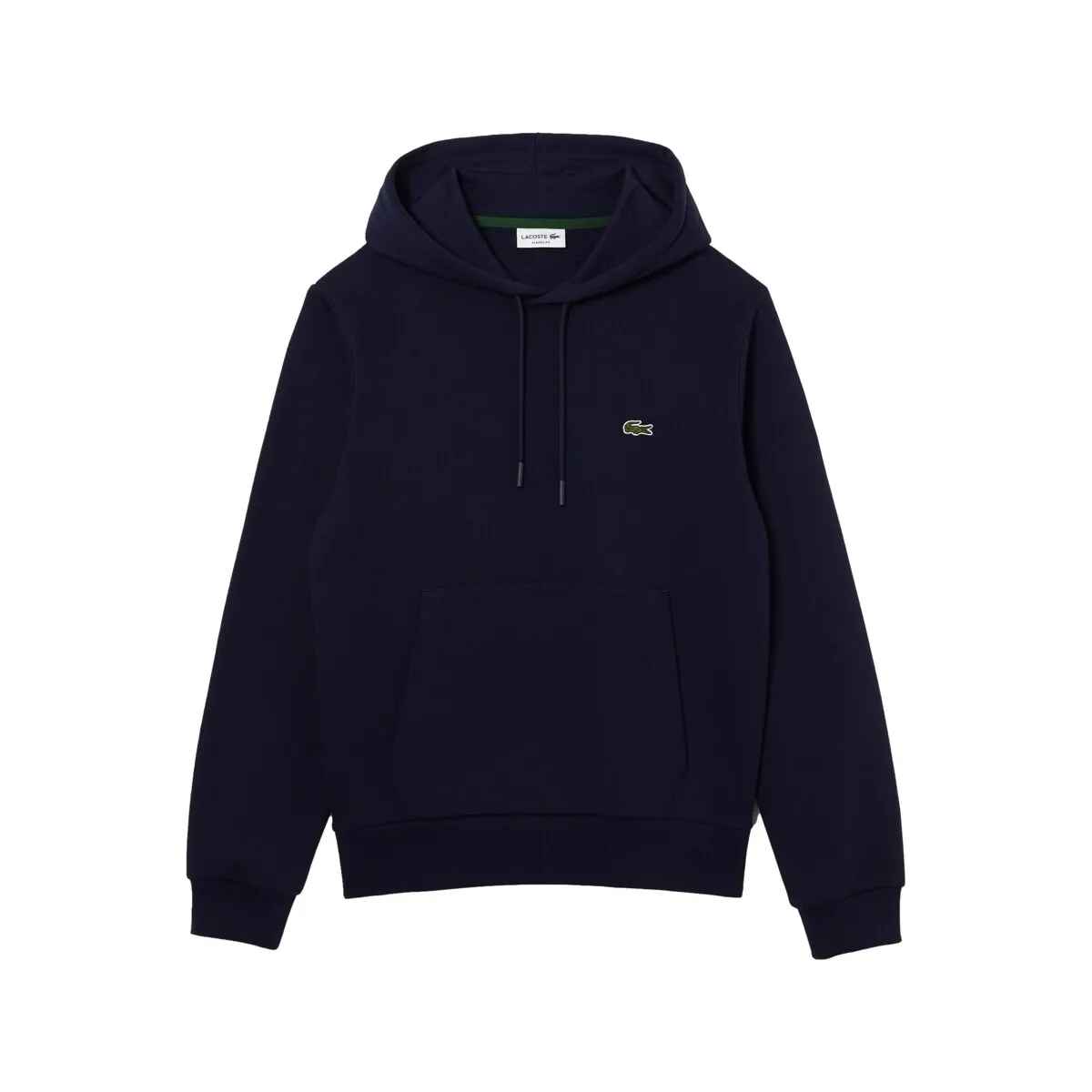 ORGANIC BRUSHED COTTON HOODIE  BLEU MARINE