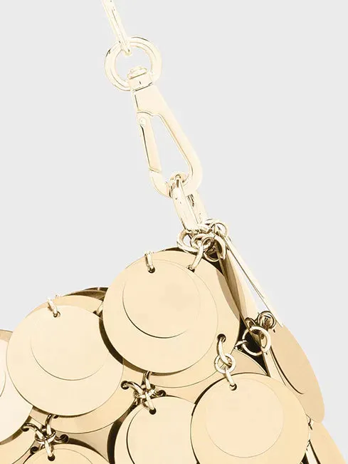 Paco Rabanne Mini Sparkle Gold Bag Light Gold