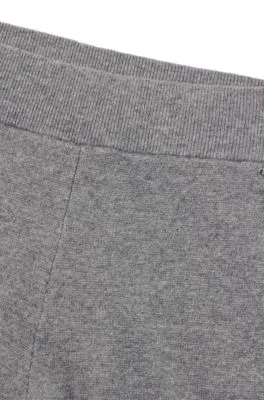 Pantalones de punto de lana virgen y cashmere