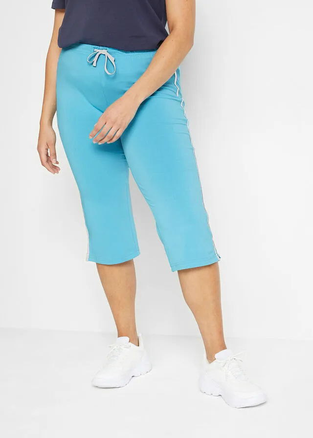 PANTALóN CAPRI DEPORTIVO, PITILLO (2 UNIDADES) AZUL CARIBEBLANCO