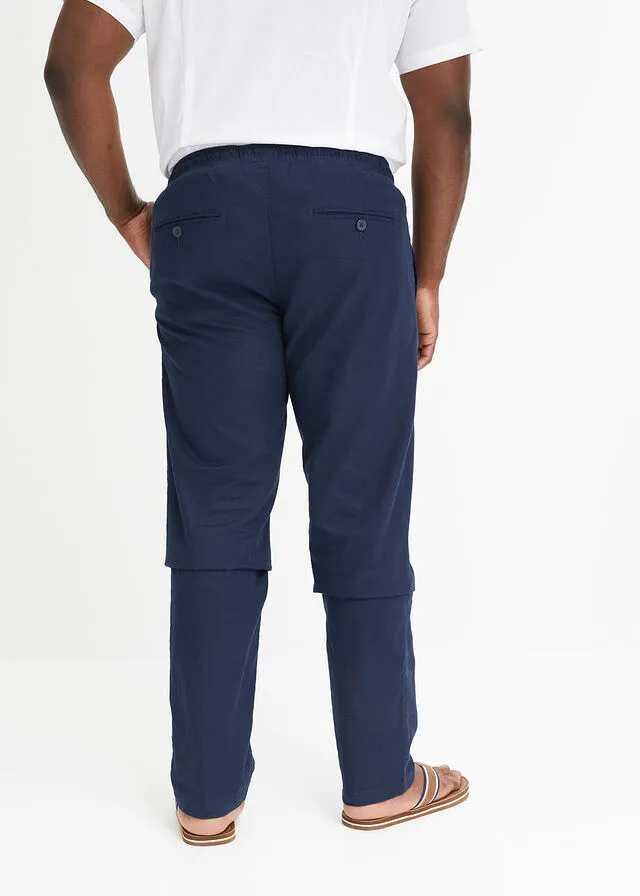 Pantalón con cinturilla elástica Gris ahumado