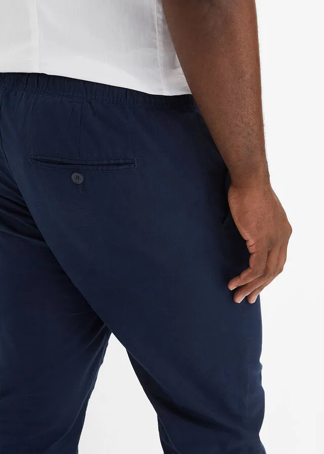 Pantalón con cinturilla elástica Gris ahumado