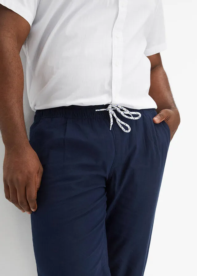 Pantalón con cinturilla elástica Gris ahumado