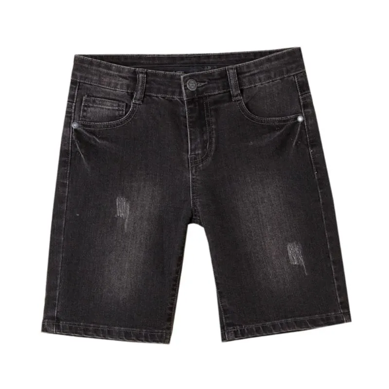 Pantalón corto vaquero negro Newness