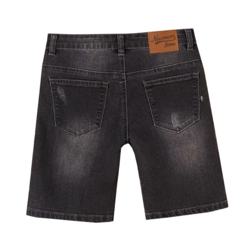 Pantalón corto vaquero negro Newness