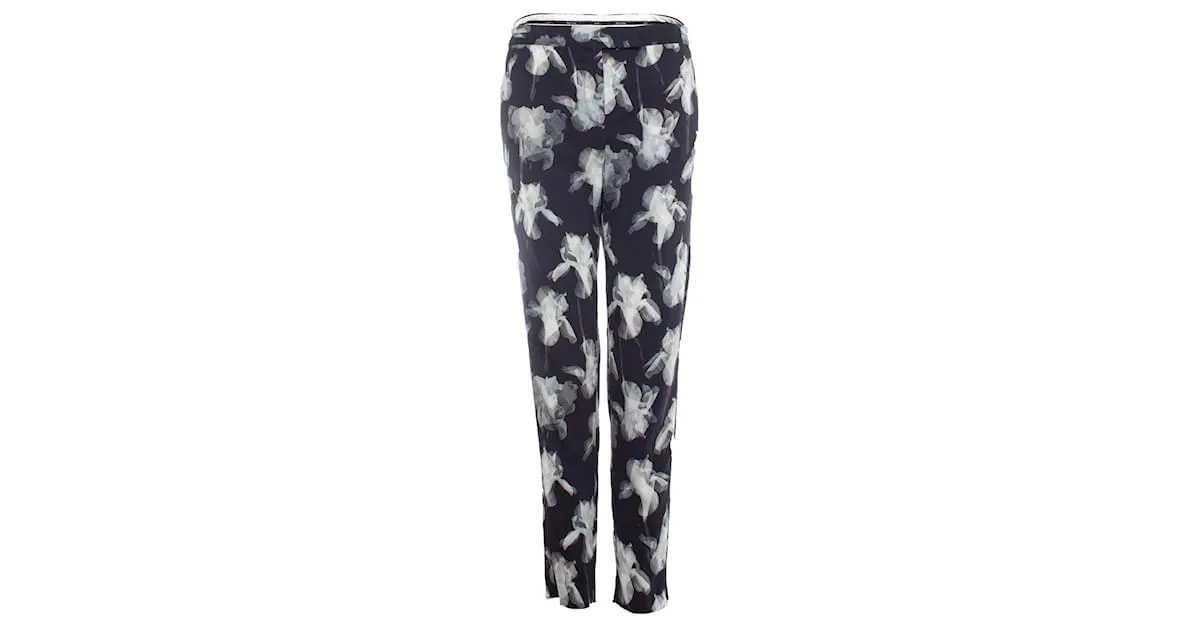 Paul Smith, pantalones con estampado floral desteñido Azul 