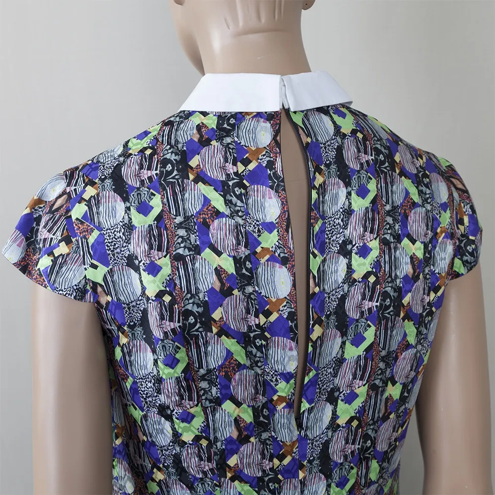 Peter Pilotto Top Seda Cuello Contraste