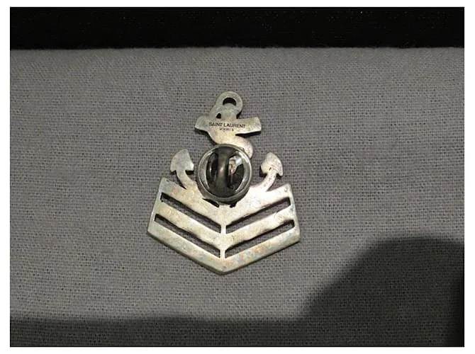 Pin náutico de Saint Laurent / Broche Hardware de plata 