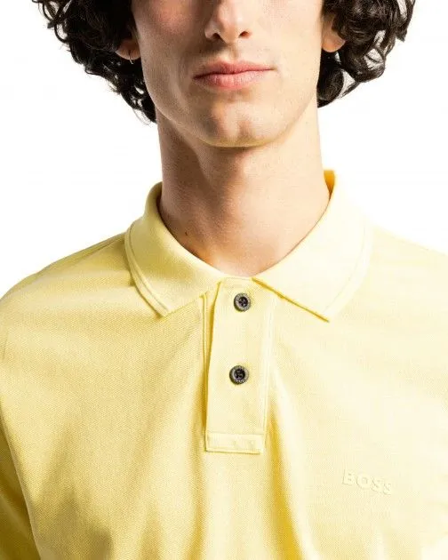 Polo piquet Boss 50507813 Amarillo