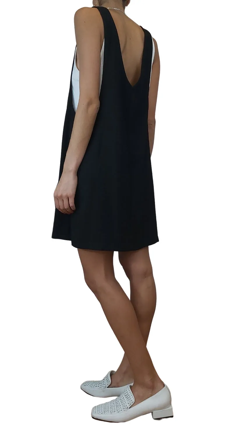 PULL & BEAR Vestido Jumper Negro