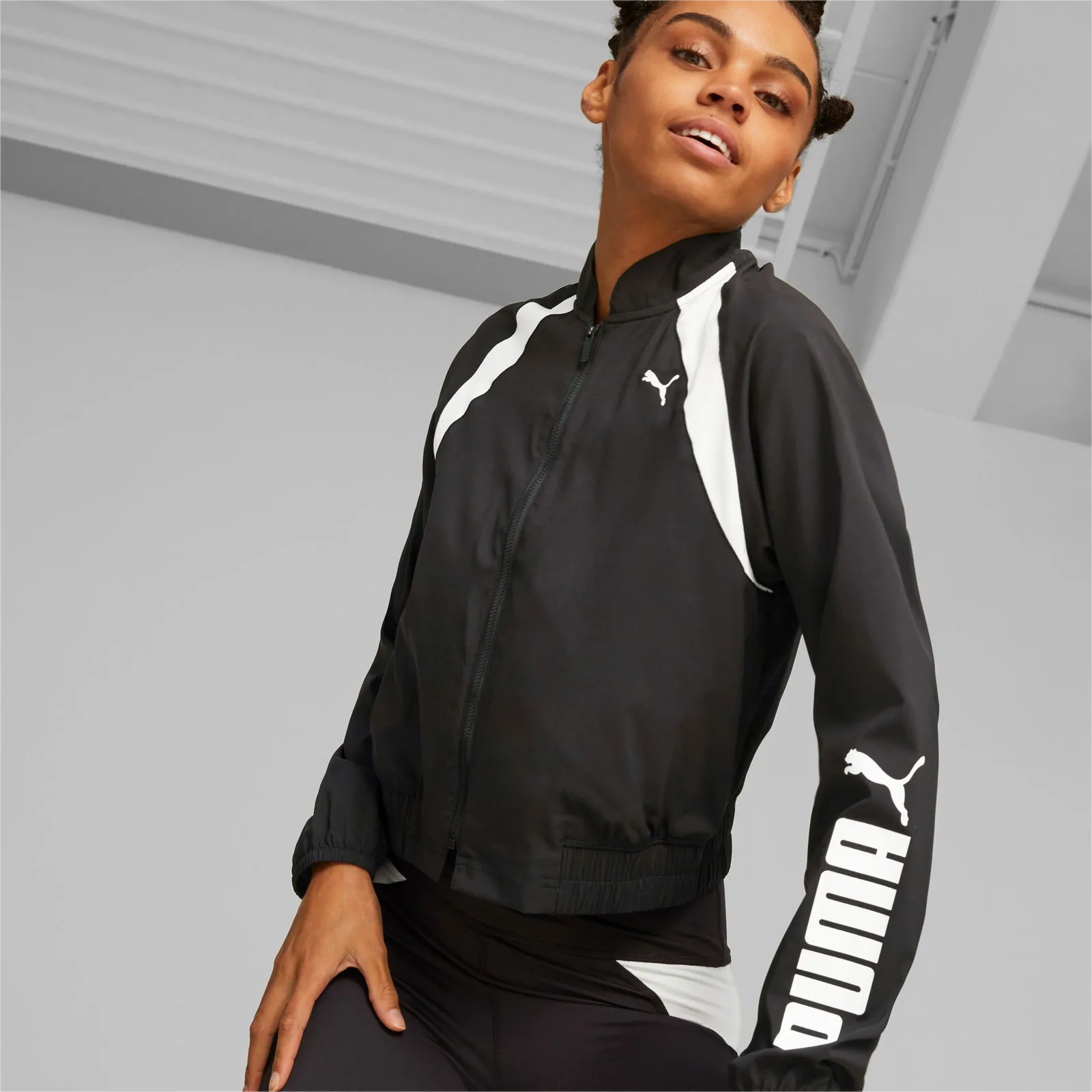 Puma Fit Woven Fashion Training Jacket