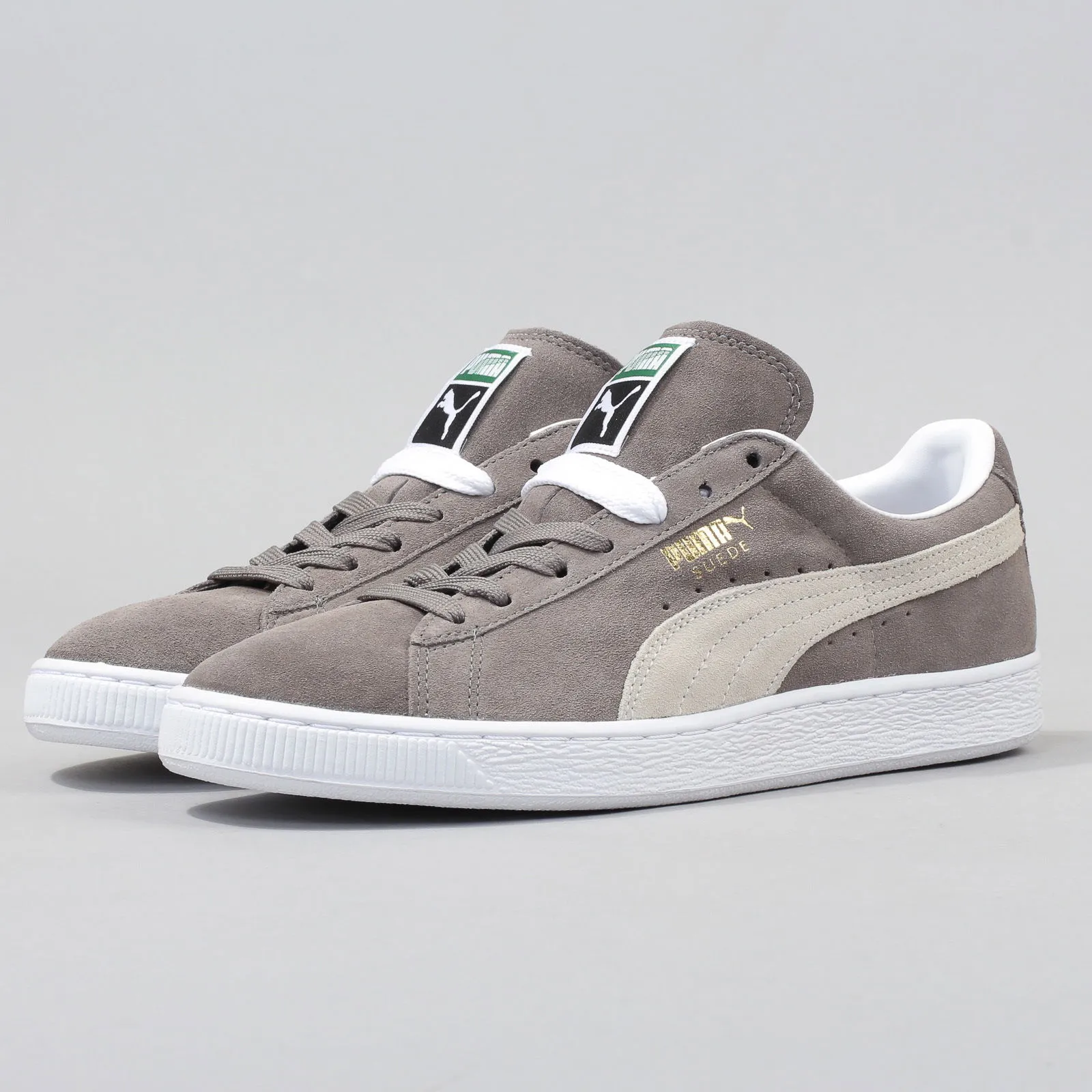 PUMA SUEDE CLASSIC + STEEPLE GRAY  WHITE