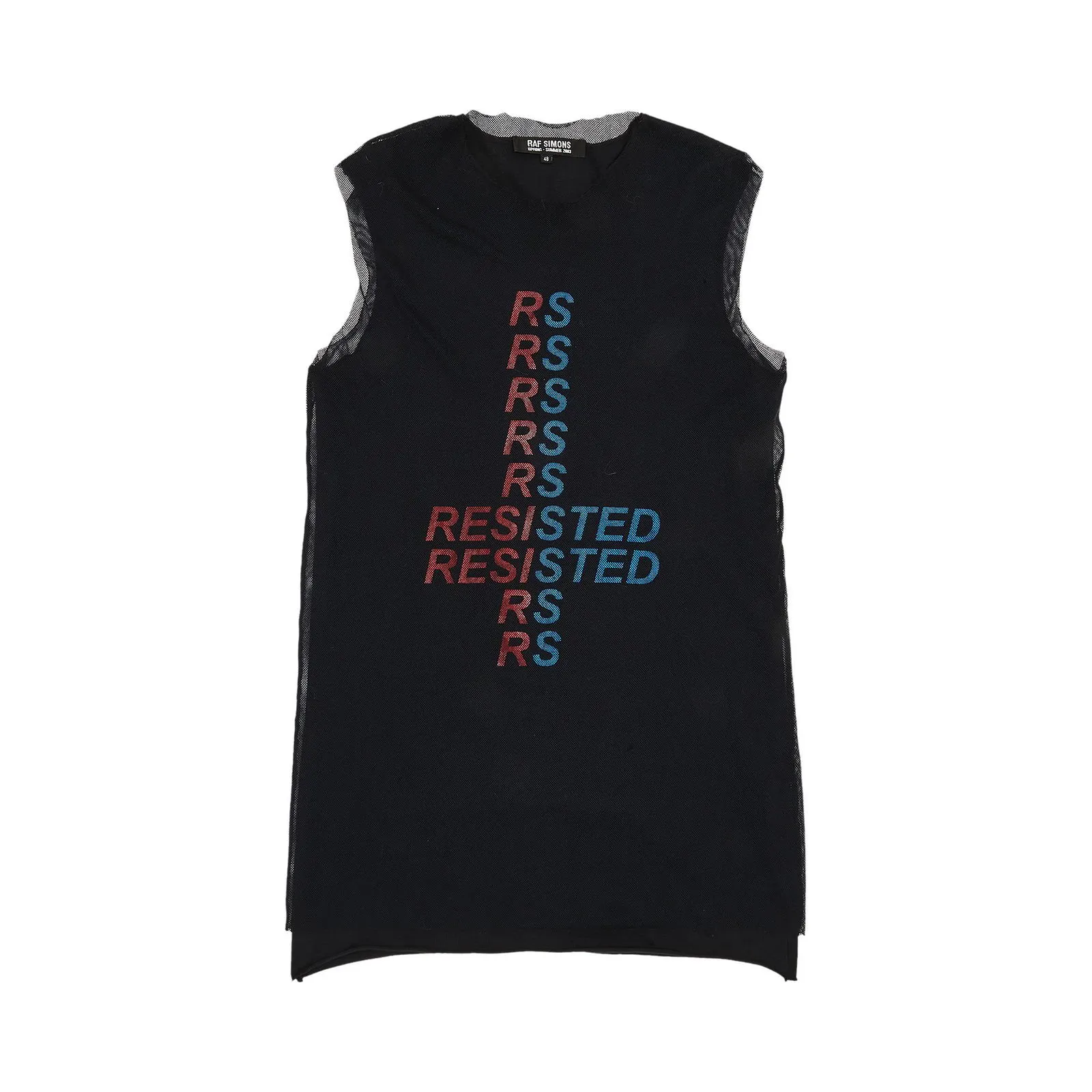 RAF SIMONS Vintage 2003 Resisted Tank Top