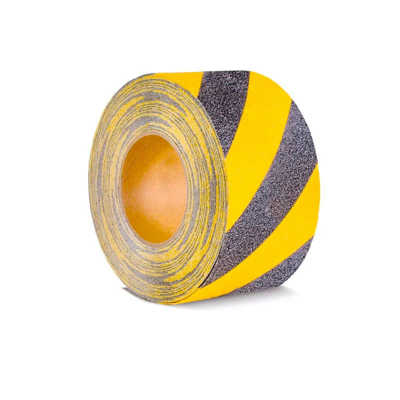 Revestimiento antideslizante, Basic, negro/amarillo, rollo 75 mm x 18,3 m