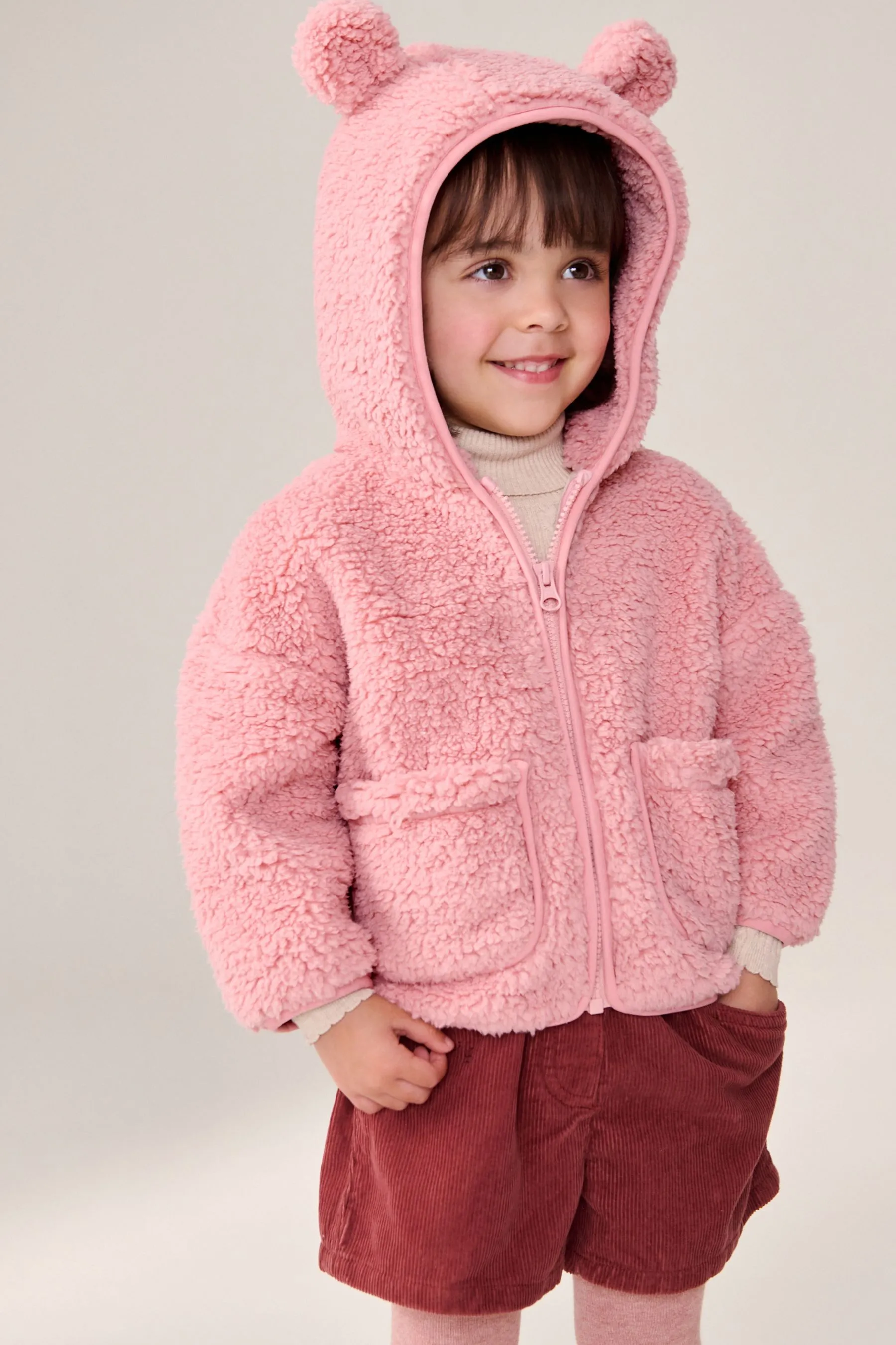 ROSA  HOODED ZIP FLEECE JACKET (3MTHS7YRS)