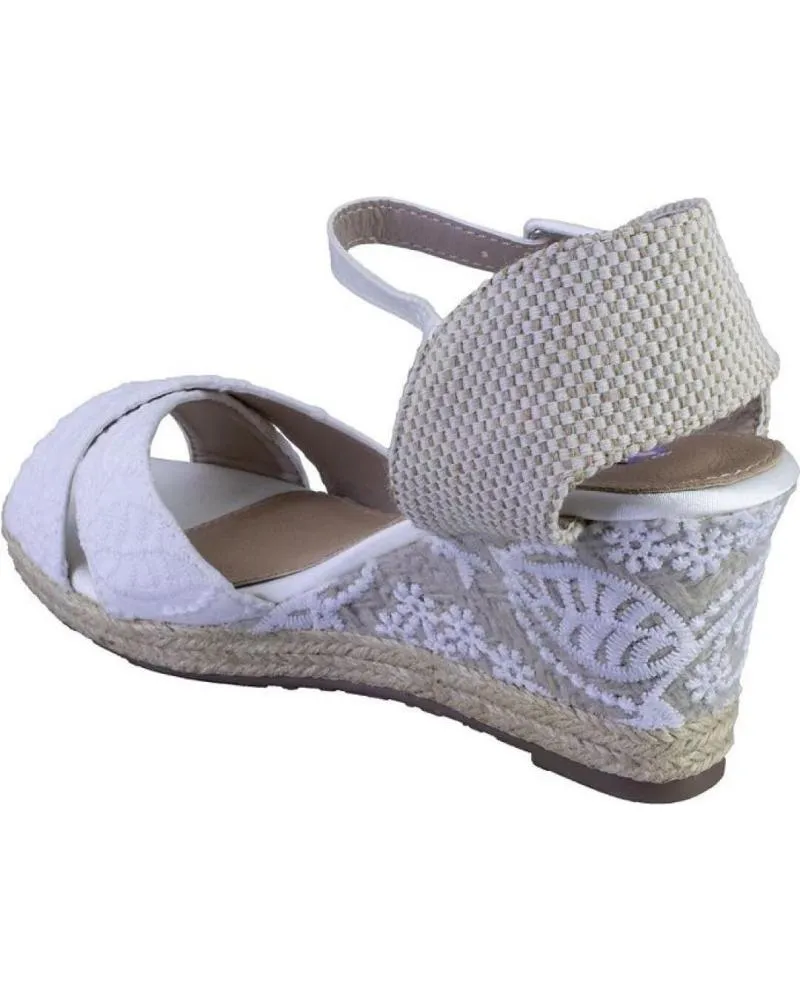 Sandalias MANDARINA  de Mujer MONICA ALPARGATAS DE MUJER  BLANCO