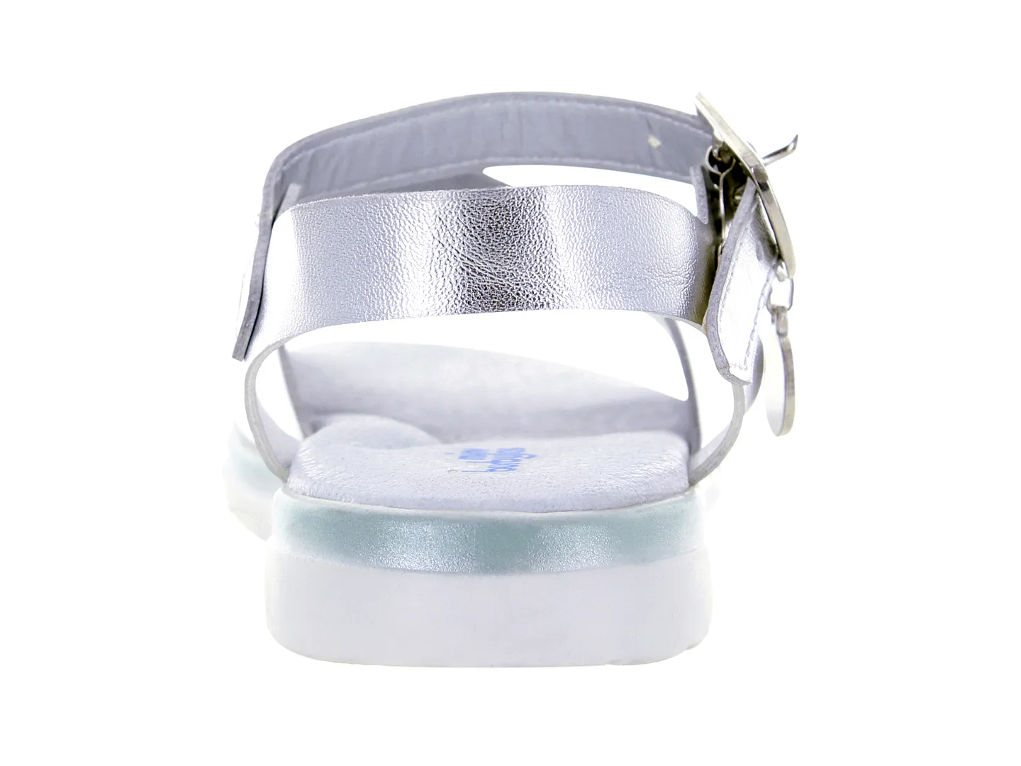 SANDALIAS MINIBURBUJAS 14205 PLATA PARA NIñA
