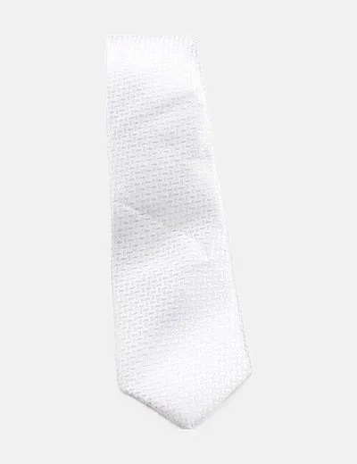 Selected Corbata gris satinada