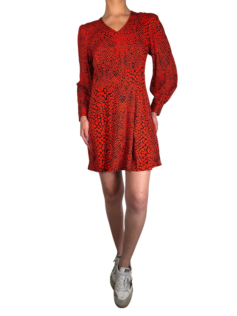SINGOLARE Vestido Red Hearts