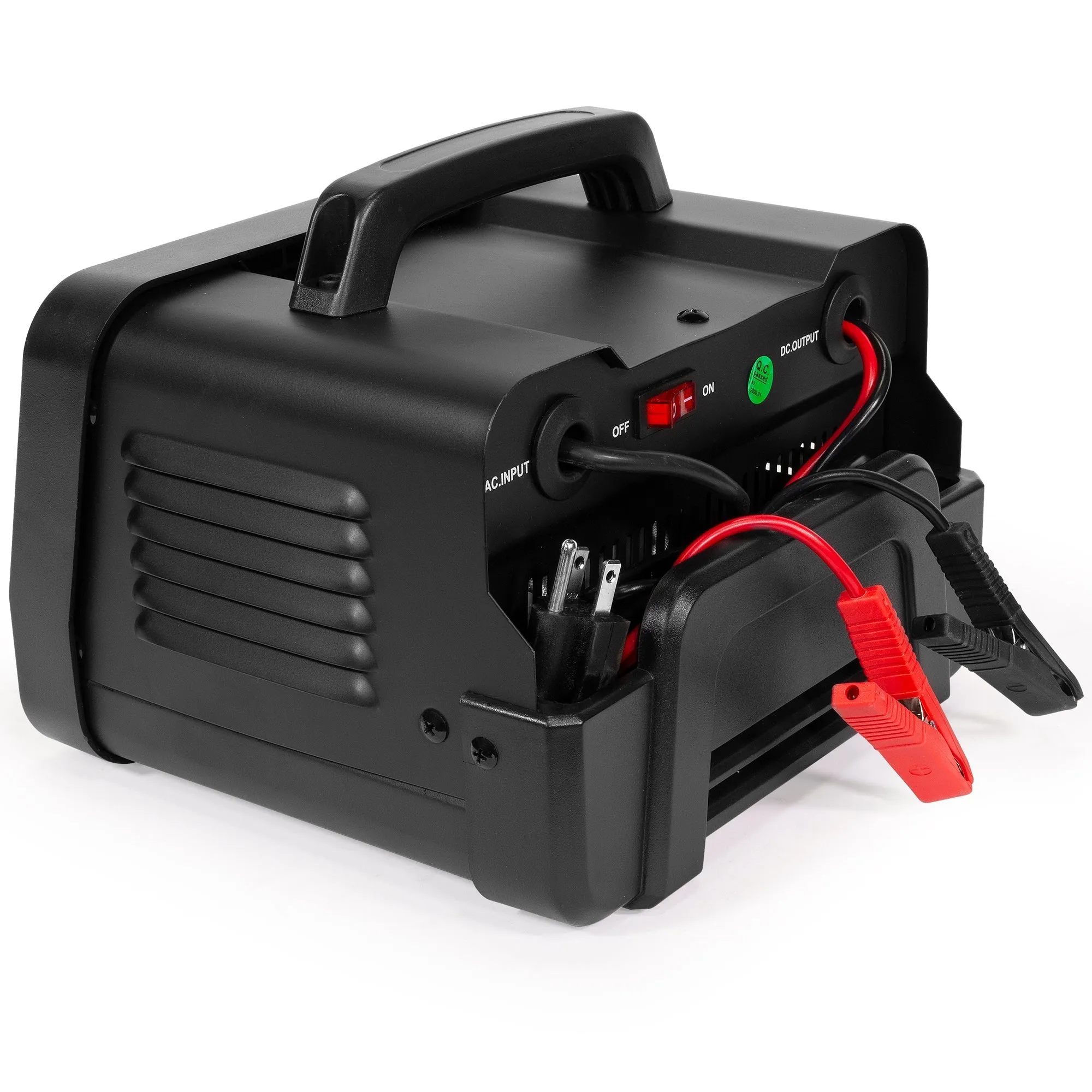 Stark USA 21530 12/24V 10/25A Cargador de batería de refuerzo de motor automotriz