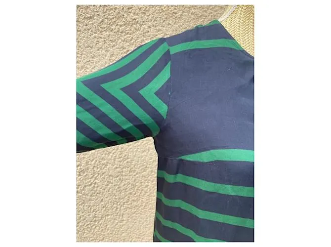Stella Mc Cartney Vestidos Verde Azul marino 