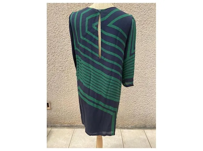 Stella Mc Cartney Vestidos Verde Azul marino 