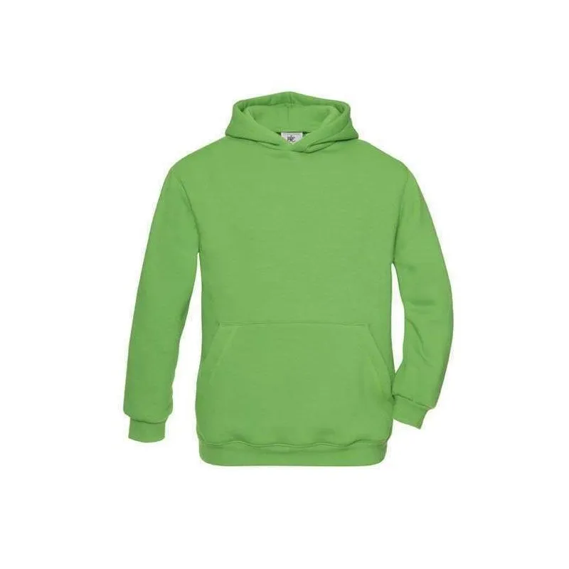 SUDADERA BáSICA NIñO  NIñA CON CAPUCHA DE B&C