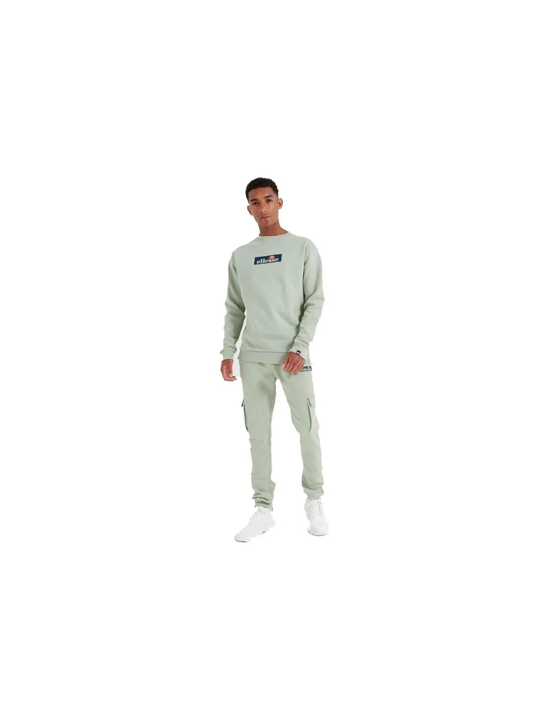 Sudadera Ellese Tablido Hombre Verde