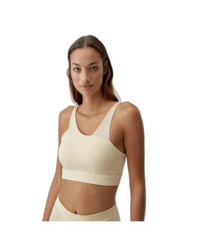 Sujetador deportivo Born Living Yoga Jin Oat Milk Mujer