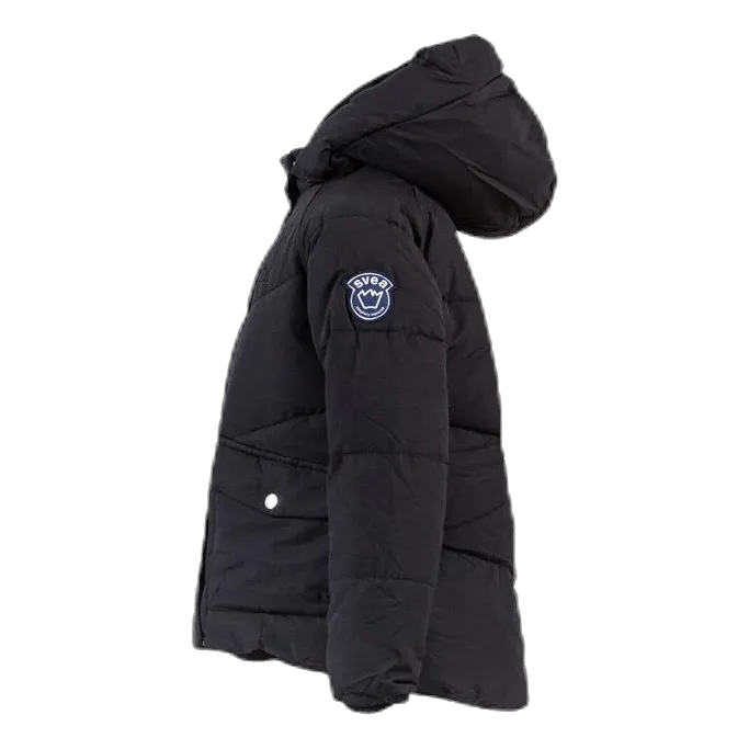 Svea Short Padded Junior Jacket Black