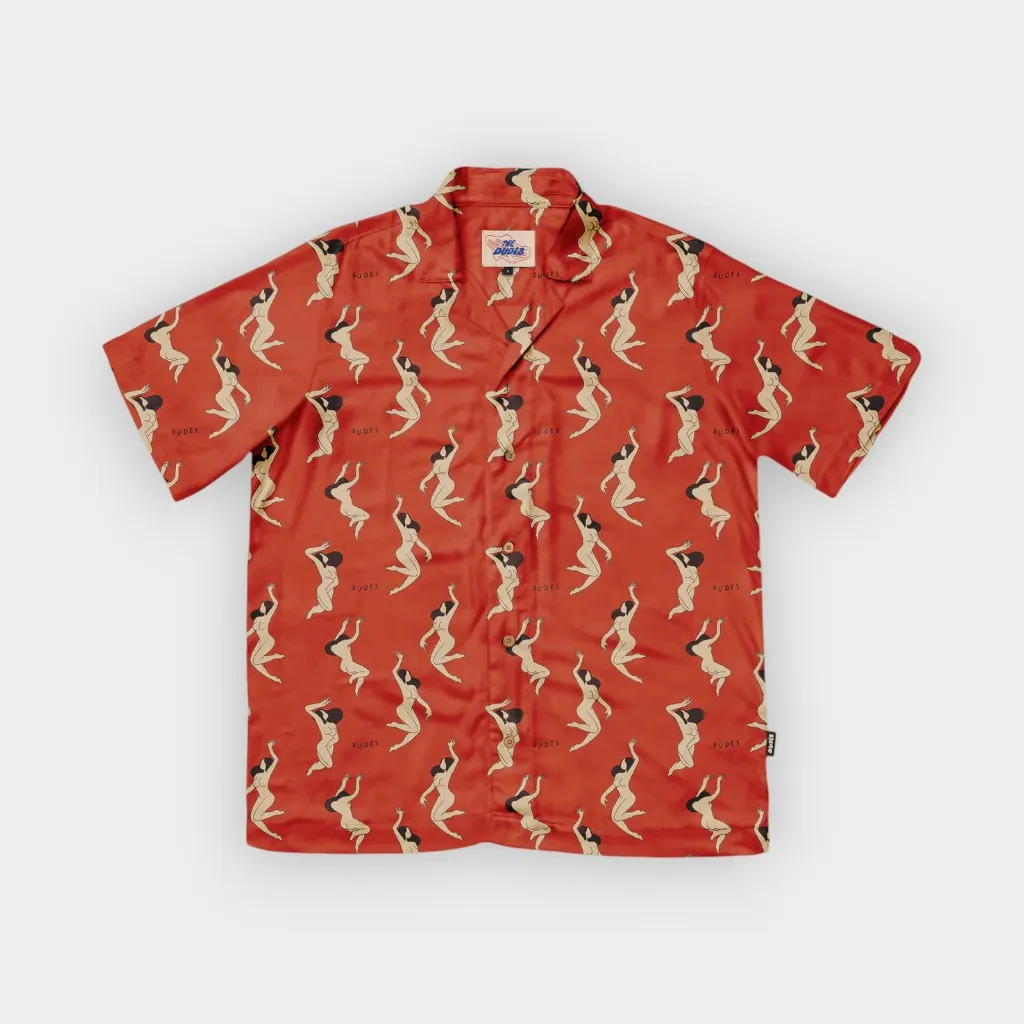 The Dudes – Camisa Ladies Hawaiian red